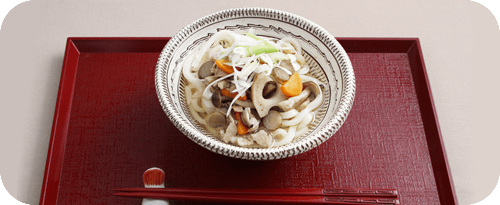 簡単!おかずレシピ 食物繊維たっぷり!歯ごたえが楽しい♪根菜うどん